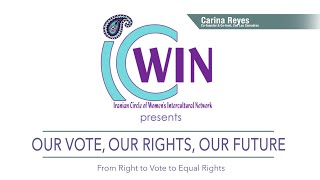 2019 Women's Equality Day Event | Our Vote, Our Rights, Our Future | Carina Reyes