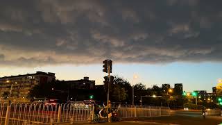 Strange clouds ☁️ near olympic stadium beijing