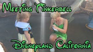 Meeting Tinkerbell & Fawn In Pixie Hollow Disneyland California