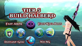 TIER 5 BUILD HALBERD - CAP LVL 265 - TORAM ONLINE