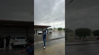 Its raining in saudi arabia #shortsfeed #shortsvideo #shorts