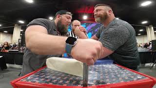 Men Heavy Left Hand Armwrestling Matches | Fitcon Battle of Arms 2024