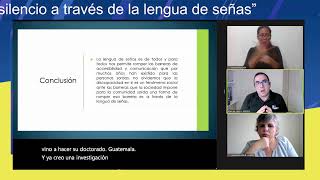 Seminario Web: “Rompiendo barreras del silencio a través de la lengua de señas”