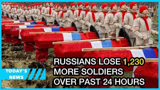 Russians lose 1,230 more soldiers over past 24 hours