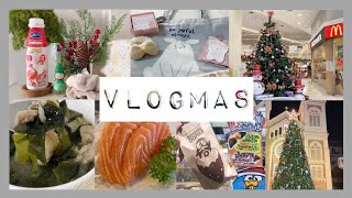 VLOGMAS | ชีวิตช่วงคริสต์มาส ห่อของขวัญ งานเทศกาล และกินแหลก