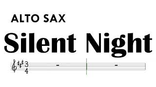 Silent Night Ato Sax Sheet Music Backing Track Partitura The Beatles