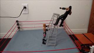 WWE Stop Motion Tests #5 (Ladder/Barbed Wire Animations)