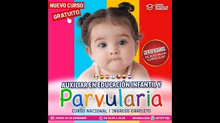 Auxiliar en educación parvularia