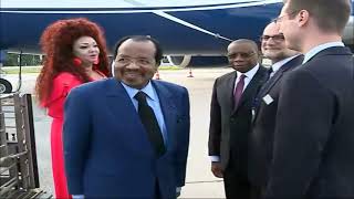 ARRIVEE  A PARIS DU PRESIDENT PAUL BIYA