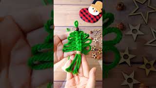 #macrame #christmas tree | Macrame Christmas ornament tutorial