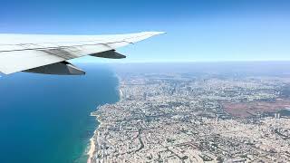 Air Canada 777-200LR Takeoff out of TLV