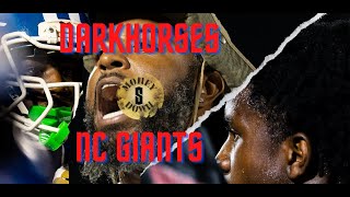 BEST YOUTH FOOTBALL IN NORTH CAROLINA!! (FULL HIGHLIGHTS) Dark Horses vs. NC Giants was a SHOW!!!