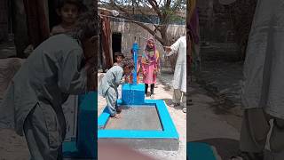 hand pump for poor family ( helping with Amjad Rasool ) water pump great work  #handwaterpump