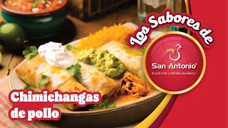 Pollos San Antonio presenta:🌯 Irresistibles Chimichangas de Pollo.