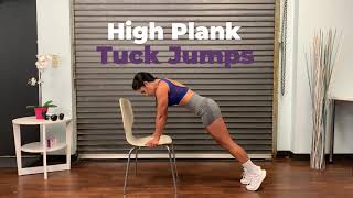 High Plank Tuck Jumps