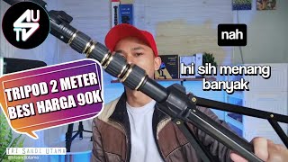 TRIPOD 2 METER BAHAN BESI HARGANYA GAK MASUK AKAL - INI BENERAN DEFINISI MENANG BANYAK NEEPHO 688