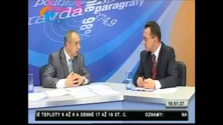 Karol Janas - TV Považie - relácia Na rovinu - máj 2013