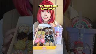 TEMEN KAMU MAKAN DONAT DI SEKOLAH #shorts