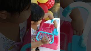 Have your own washing area #shorts #wash #hands #play #toys #colorful  #cute #sound #youtubeshorts