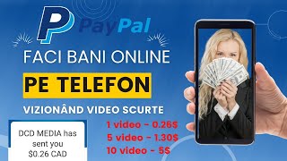 Cum Sa Faci Bani Online Pe Telefon Cu Aceasta Aplicație Noua?! Am Retras Bani Pe Paypal