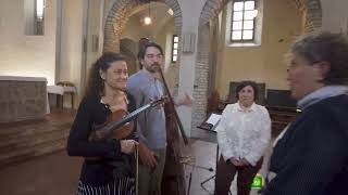 DUO Costea-Mercurio incantano con Violino e contrabbasso la platea in Pieve a Fornovo Taro 18-5-2024