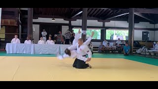 Shioda Gozo Memorial 2023 enbu - Vitaliy Podobaev shihan, Siberian Yoshinkan Aikido Federation