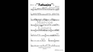 Tatuajes - banda los recoditos (partitura) #music #partitura #cover #partituraspdf