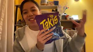 Trying Takis! What do you want to see me try next? Tell me in the comments.