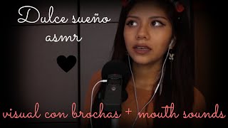 ASMR Español - Un Dulce Sueño: visual con brochas + susurros / Visual Triggers Tingle Party