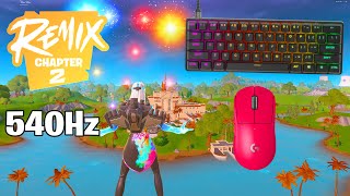 SteelSeries Apex Pro Mini ASMR 🤩 Solo Gameplay 🥇 Satisfying Keyboard Fortnite 240 FPS 4K