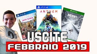 UN FEBBRAIO RICCHISSIMO - VIDEOGIOCHI IN USCITA FEBBRAIO 2019