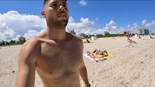 Así es la Playa en Miami Beach! Florida🌴🇺🇸USA| Tomas aéreas 🚁