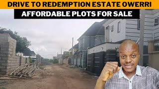 DRIVE THROUGH REDEMPTION ESTATE OWERRI/AFFORDABLE PLOTS FOR SALE IN REDEMPTION HOUSING ESTATE OWERRI