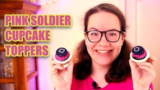 Pink Soldier Cupcake Toppers | Squid Game Theme