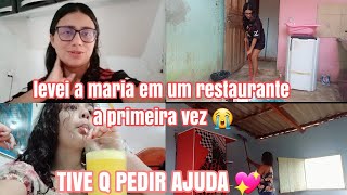 TIVE QUE PEDIR AJUDA 🥺 A MAE VEIO ME AJUDAR| LEVEI A MARIA A PRIMEIRA VEZ 💕