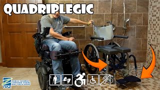 Improving My ZUM-SP Shower/Commode Wheelchair | Quadriplegic (C5,C6,C7)