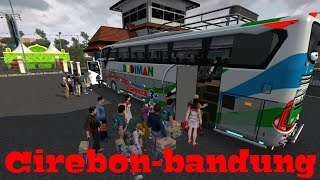 BUSSID V 371 CIREBON-BANDUNG LIVERY BUDIMAN Gameplay android