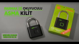 BİM- Parmak İzi Okuyuculu Asma Kilit Touch Polo Smart Parmak İzli Asma Kilit