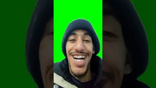 green screen laughing