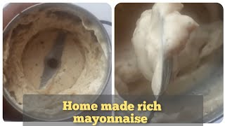 How to make home made mayonnaise that won't fail