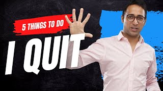 Should I Quit my Job to Pursue my Dream: 5 Things to Check ✅