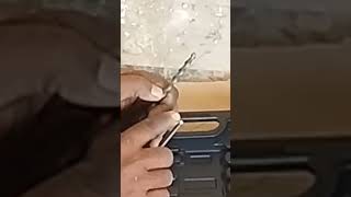 How to adjust hole size in wall perfectly @bakhshtechnical