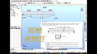 RDM POUTRE AVEC ROBOT