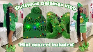 VLOGMAS DAY 16: BUYING CHRISTMAS PJ'S + MINI CHRISTMAS CONCERT BY ME |Shalaya Dae