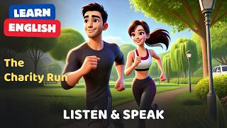 Improve English Speaking Skills (The Charity Run) - English Listening Practice