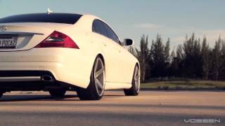 Mercedes Benz CLS500 on 20 Vossen