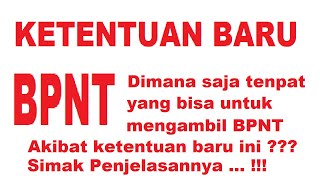 Ketentuan Beru BPNT