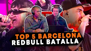 TOP 5 BARCELONA FREESTYLE - LO MEJOR DE LA REGIONAL BARCELONA 2024 LOS MEJOR DE LA  Red Bull Batalla