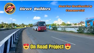 😍On Road Project💥Best for commercial& Residential 🤩OMR Thiruporur🔥 #lowbudgetplotsaleomr #plotsinomr