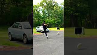 Insane trick shot 🥏🥏 #shorts #crazytricks #levelup #trickshots #insane